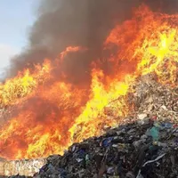 Incendiul de la Oltchim, lichidat după 8 zile - FOTO: ISU Vâlcea