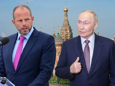 Theo Francken și Vladimir Putin - Foto: Profimedia images