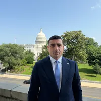 George Simion, în SUA - Foto: FB / George Simion