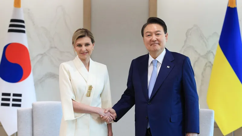 Soția lui Zelenki luptă umăr la umăr cu liderul de la Kiev - Foto: Profimedia Images