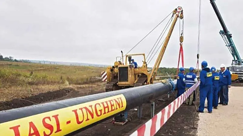 Gazoductul Iași-Ungheni trebuie să scape Moldova de dependența de Rusia