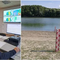 ANAR: Dunărea atinge un maxim de 7.400 mc/s. Viitura se va propaga 7 zile pe sectorul românesc - FOTO: Facebook Apele Române(imagine cu rol ilustrativ)