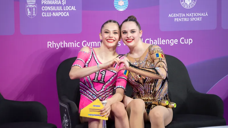 Annalise și Christina Drăgan, gimnaste cu cetățenie româno-americană, au fost atacate public cu mesaje xenofobe chiar de către un membru al FRGR Foto: INQUAM Photos/Cristi Vescan