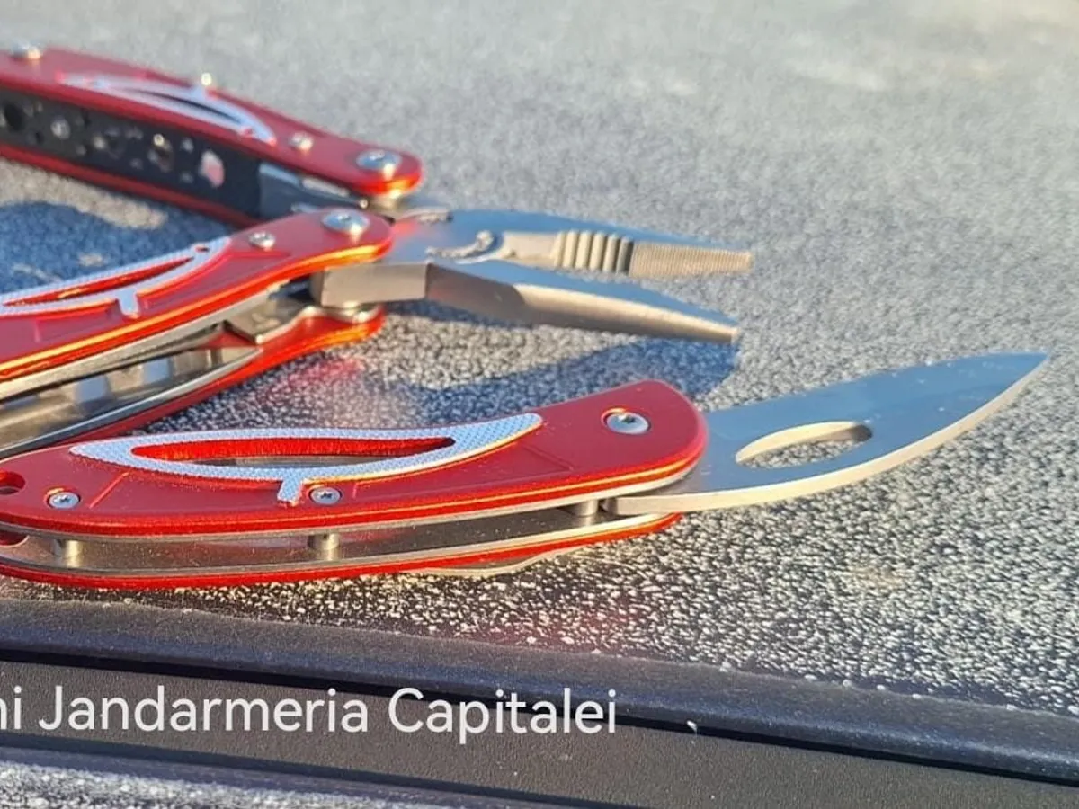 Incident la protestul din Piața Victoriei. Jandarmii au găsit obiecte interzise