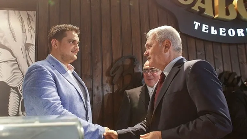 Dragnea, tatăl și fiul Foto: Inquam/ Octav Ganea