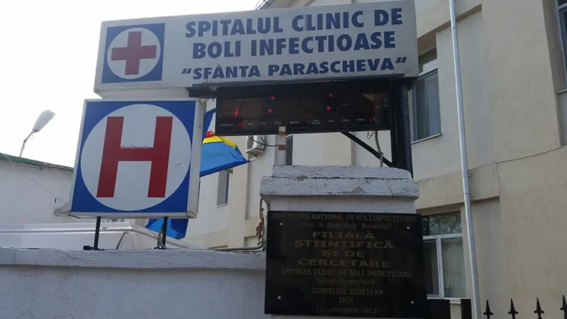 Spitalul de infecțioase din Iași/FOTO: infectioase.ro