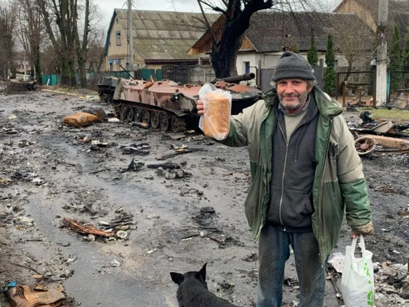 Stradă din Bucea. / Foto: bbc.com