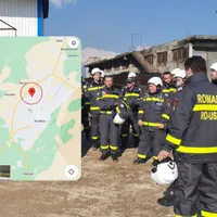 Echipă de salvatori români în Turcia - Foto: Facebook/IGSU