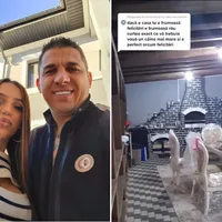 Afacerile imobiliare ale interlopilor din clanul Corduneanu. Case în zone de lux și amenințări. Beleua Corduneanu și soția sa în fața vilei d eluxpe care o dețin Foto: Facebook