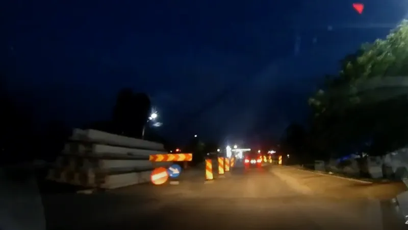 Șantier pe drumul Iași-Botoșani - Foto: Captură de ecran/ Youtube/ Ziarul de Iași