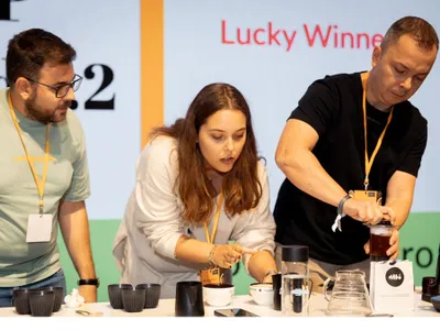 Cum să transformi pasiunea pentru cafea într-un festival: Code2Cup și Cupa Barista în IT Foto: TP Blend