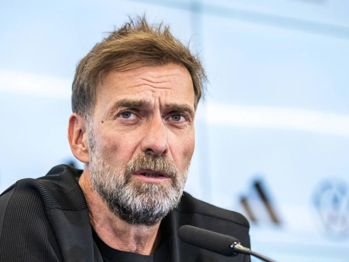 Jürgen Klopp, la conferinţa de presă de prezentare a Federaţiei Germane de Fotbal - Foto Profimedia Image