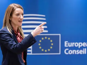 Prima referire la Schengen în CE, făcută de Roberta Metsola la începutul reuniunii de la Bruxelles - FOTO: Profimedia