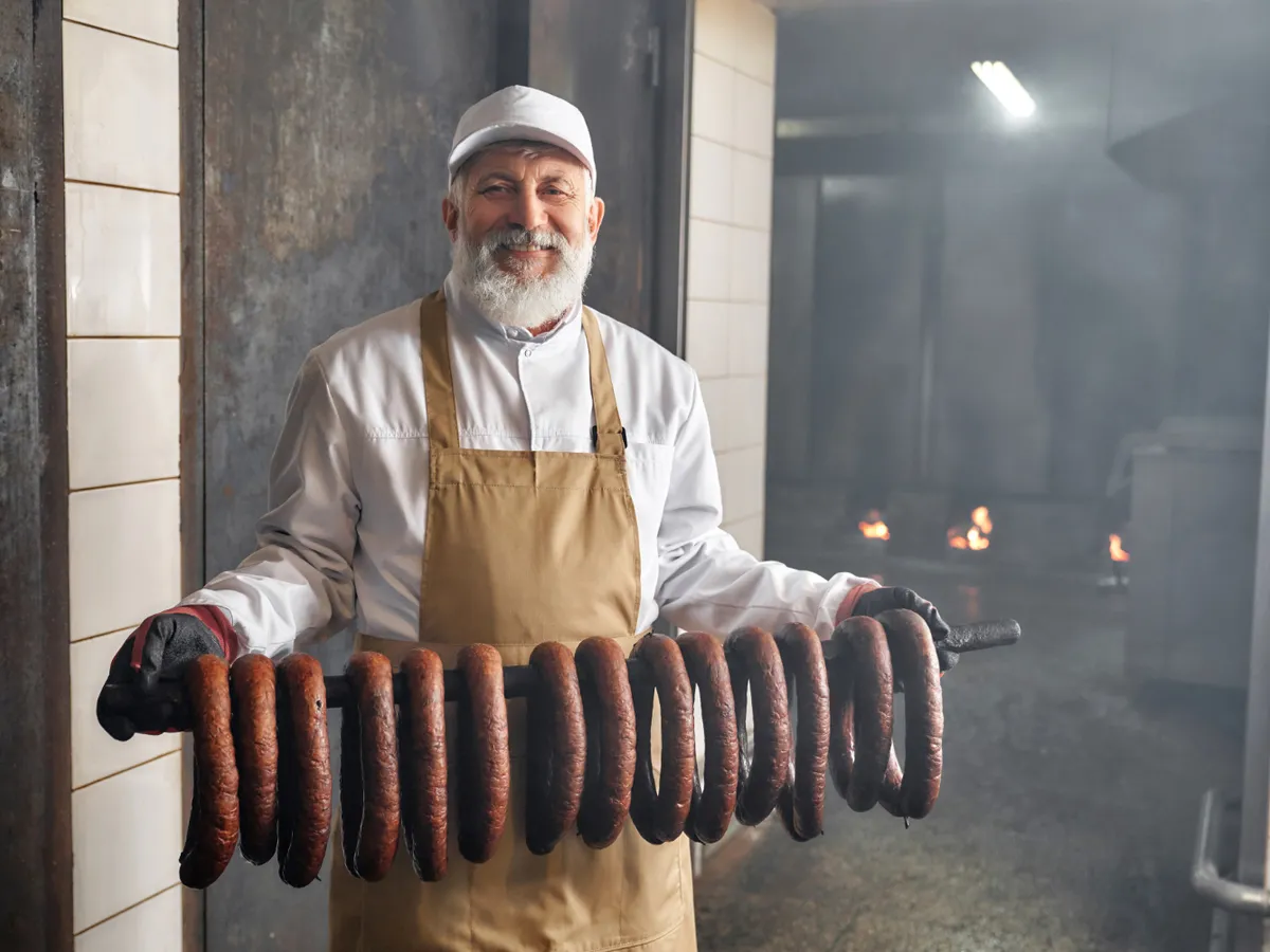 Cum să afumi cârnații corect înainte de sărbători. Folosești lemn uscat de brad, stejar sau fag?