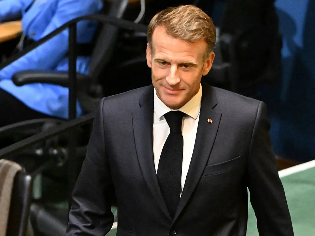 Emmanuel Macron, preşedintele Franţei, stat beneficiar al trocului - Foto: Profimedia Images