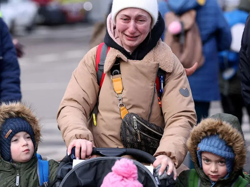 Peste 13.000 de refugiați din Ucraina au intrat luni în România/FOTO: cnn.com