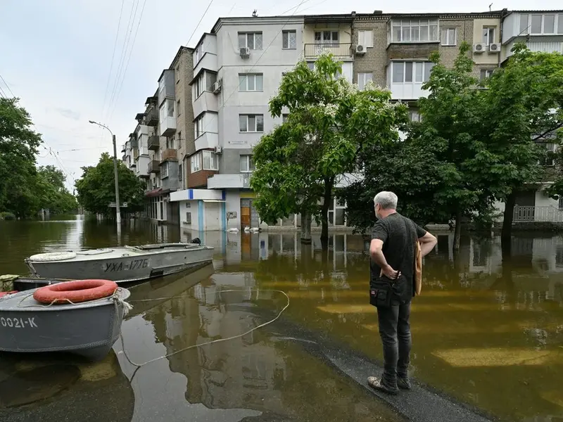 27 de oameni dispăruţi, după ruperea Barajului Nova Kahovka - Foto: Profimedia Images