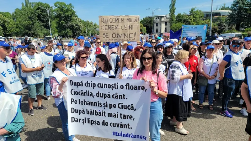 Profesorii nu primesc salariile pe perioada grevei Foto: Facebook/FSLI