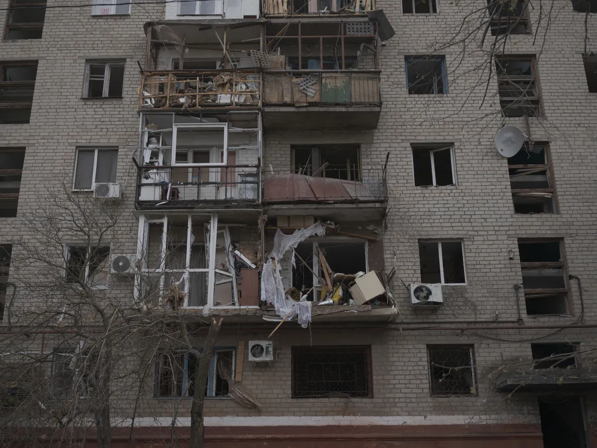 Urmările unui atac cu dronă a Rusiei în Ucraina - Foto: Profimedia Images