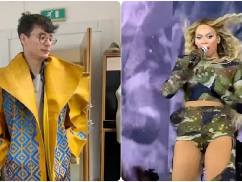 Un tânăr dintr-un sat din Bacău a impresionat-o pe Beyonce cu ținutele pe care le crează Foto: Digi24.ro