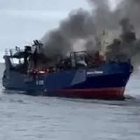VIDEO O rachetă trasă de armata lui Putin distruge o navă rusească de pescuit. Trei oameni au murit - Foto: Captură video