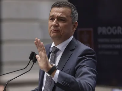 Sorin Grindeanu, la un eveniment de presă organizat de PSD - Foto: INQUAM PHOTOS/Octav Ganea