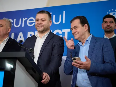 Ilie Bolojan, Ciprian Ciucu și Ludovic Orban - Foto: INQUAM PHOTOS / Codrin Unici