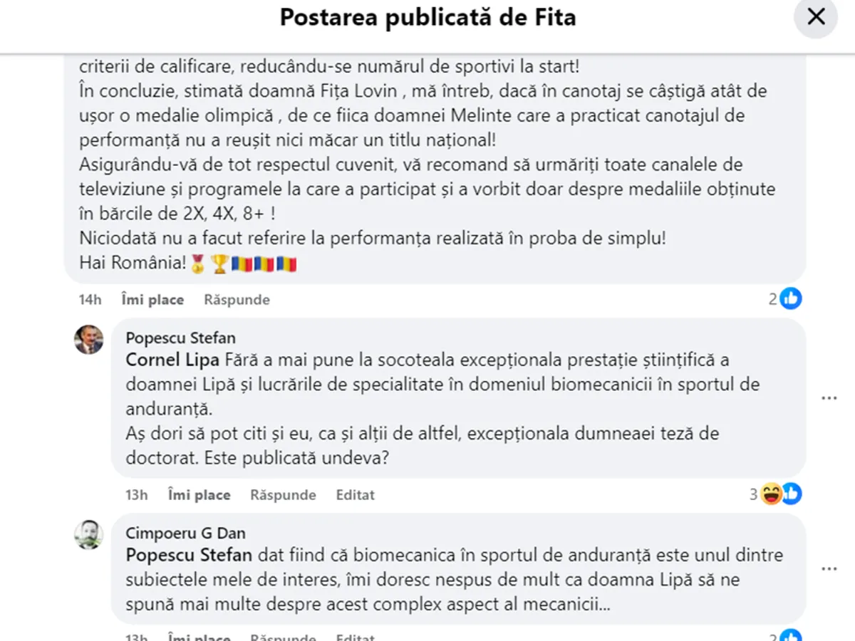 Captură Facebook
