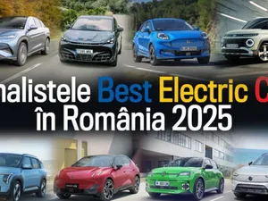Best Electric Car in Romania 2025: Juriul a desemnat cele 8 mașini electrice care merg în finală - Foto: colaj