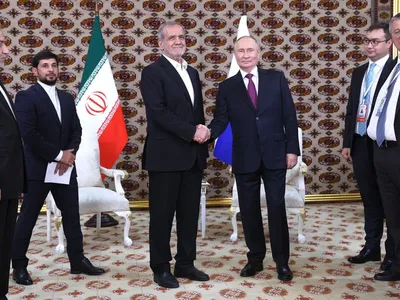 Președinte Iran și Putin Foto: News.ro