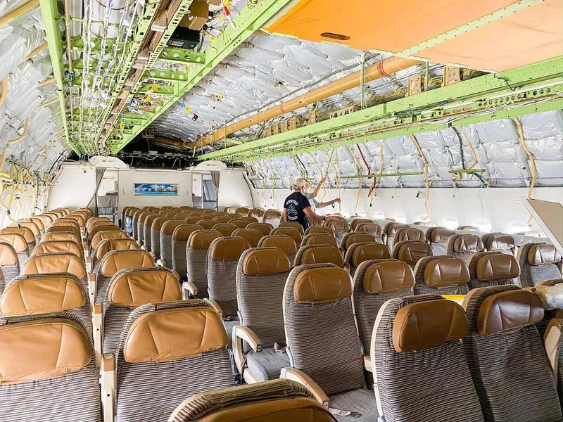 O româncă stabilită în SUA şi-a cumpărat un avion Boeing 777 . În ce l-a transformat - Foto: La Nacion