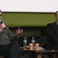 Teodor Baconschi și Adrian Papahagi. Sursa: Captură foto YouTube