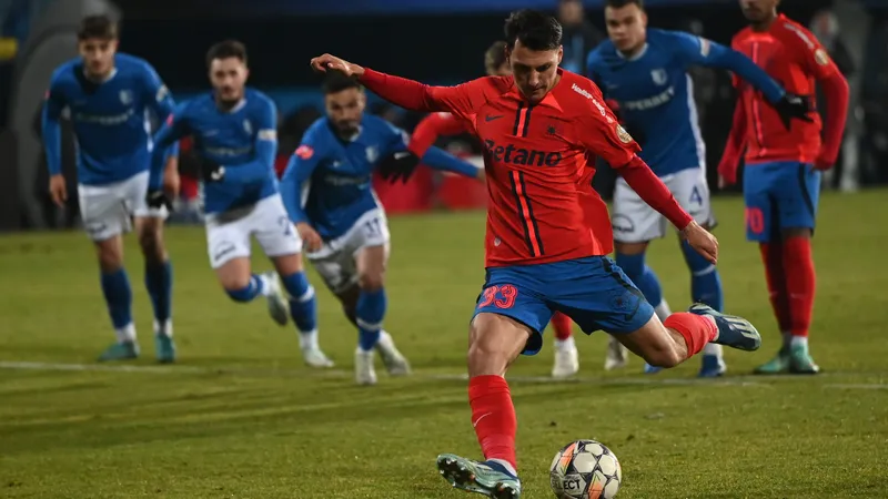 Remiză dramatică între FCSB și Farul Constanța. Roș-albaștri au ratat un penalty în minutul 83 - Foto: Profimedia images