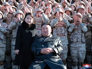 Kim Jong-un și-a scos „mult iubita fiică” în lume/Foto: Profimedia Images