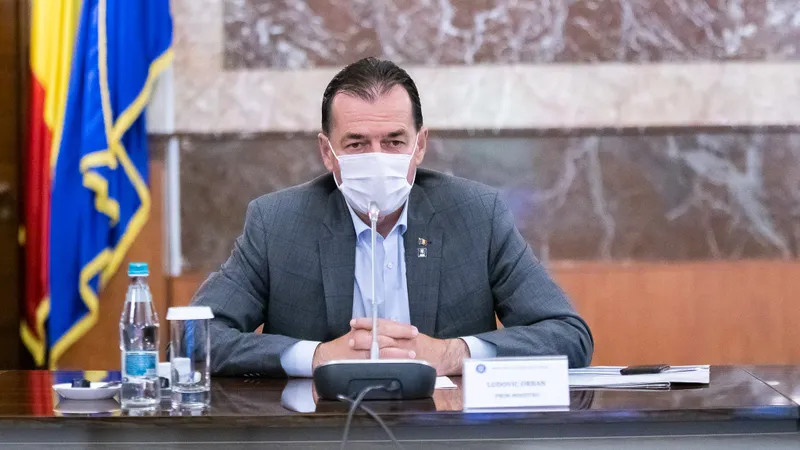 Premierul Ludovic Orban. Sursa foto: Facebook Guvernul României
