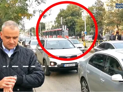 VIDEO Experiment la Iași: a mers pe jos cu 17 minute mai repede decât tramvaiul