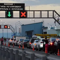 Reluarea parțială a traficului pe podul din Crimeea /foto: Profimedia Images