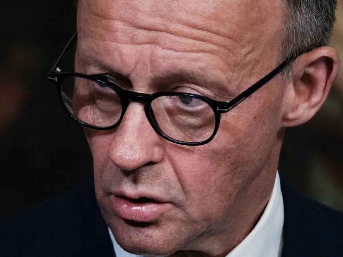 Friedrich Merz, în timpul vizitei oficiale în Italia - Foto: Profimedia Images