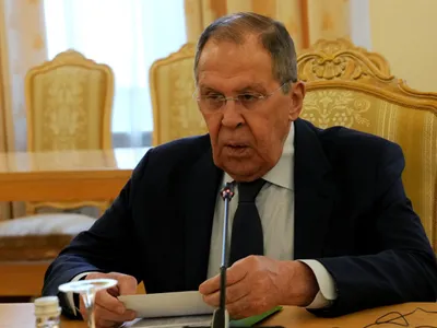 Lavrov s-a enervat într-un interviu pentru CBS: „Nu mă ascultați! Vom continua să lovim Ucraina” - Foto: Profimedia images