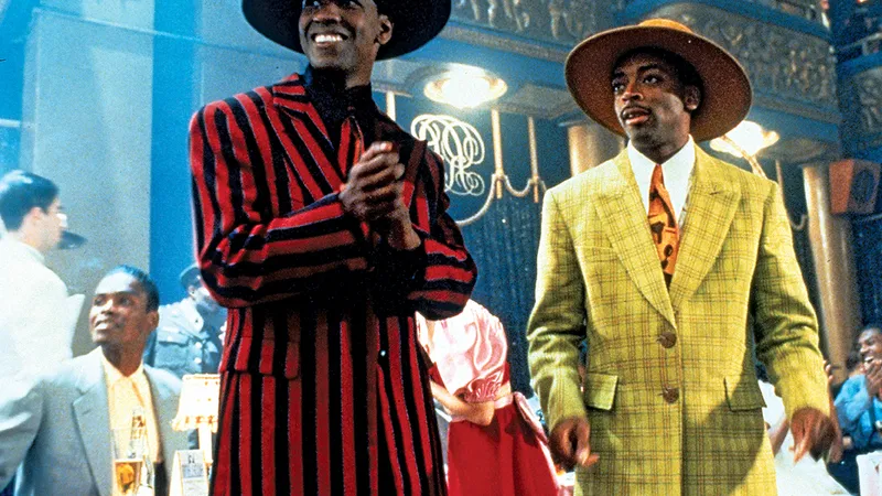 FILMUL DECISIV Washington (stânga) și Lee în Malcolm X, al doilea lor film împreună. Cel de-al cincilea film al lor va fi lansat în august.