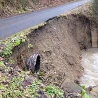 „Drumul rușinii” din Apuseni a luat-o la vale în urma ploilor. Distrus și de inundații în 2021 - FOTO: Republica Online