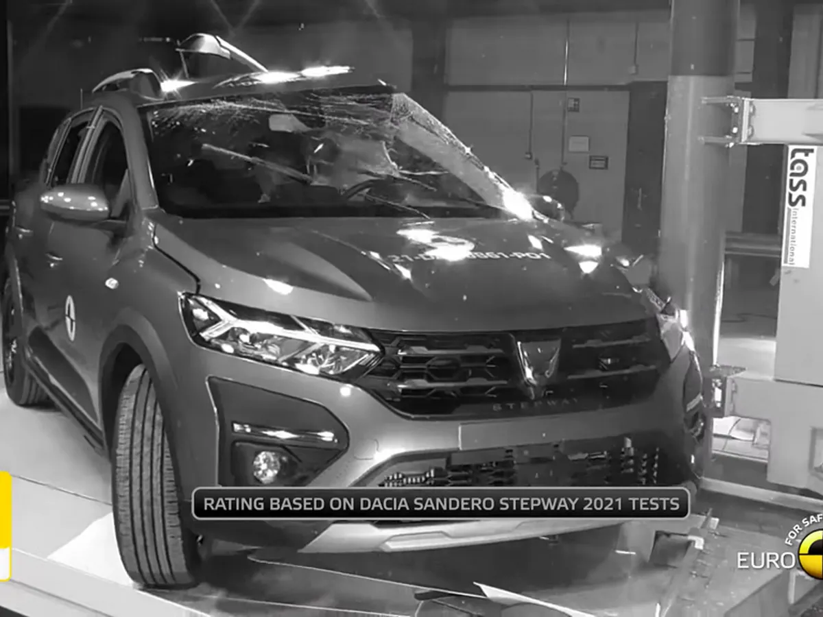 Dacia Jogger, doar o stea de siguranță la testele Euro NCAP. / Foto: captură video