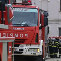 Incendiu în Popești Leordeni- Foto: FACEBOOK
