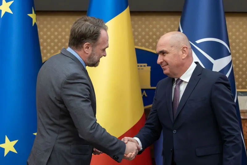 Ilie Bolojan, întâlnire la sediul Guvernului cu comisarul european pentru Energie şi Locuire - Foto: gov.ro