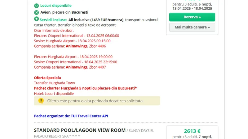 Vacanța de Paște? În Deltă sau Bucovina, mai scump ca la All Inclusive în Bulgaria, Grecia, Egipt - Foto: captură ecran