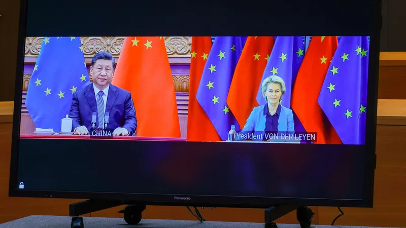 Ursula și Xi Jingping - Foto: Profimedia