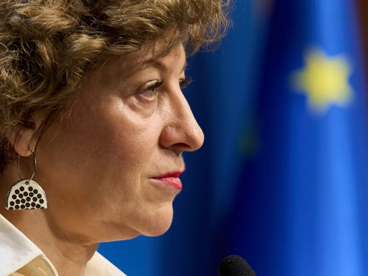 Vicepremierul interimar Oana Gheorghiu - Foto: Profimedia Images