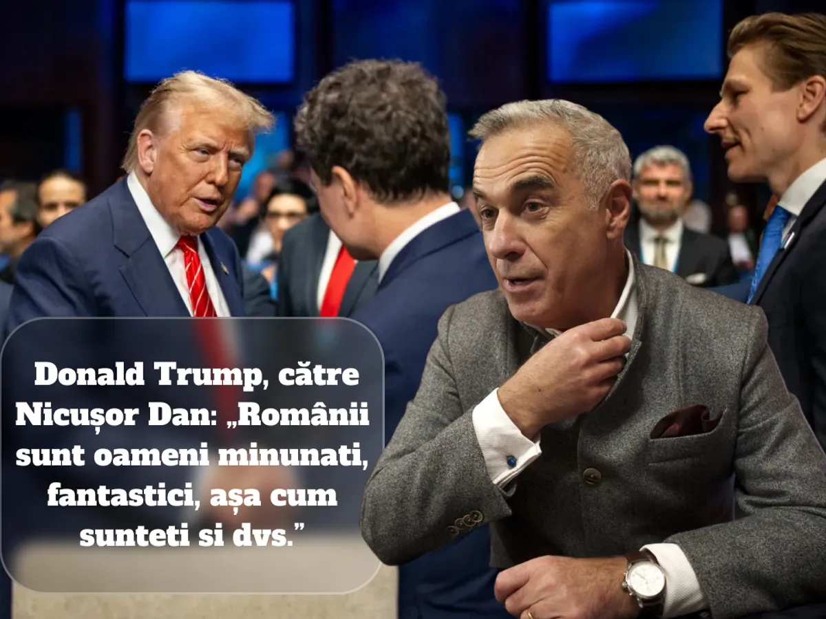 Călin Georgescu: România a fost la Consiliul Păcii, nu Nicușor. Trump către Dan: Românii sunt minunați, ca dvs