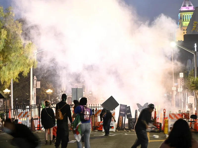 Proteste violente în Los Angeles Foto: profimediaimages.ro