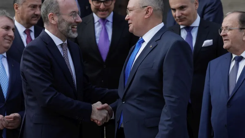 Manfred Weber, preşedintele PPE: Nicoale Ciucă, un lider care conduce puternic PNL - Foto: INQUAM PHOTOS / George Călin
